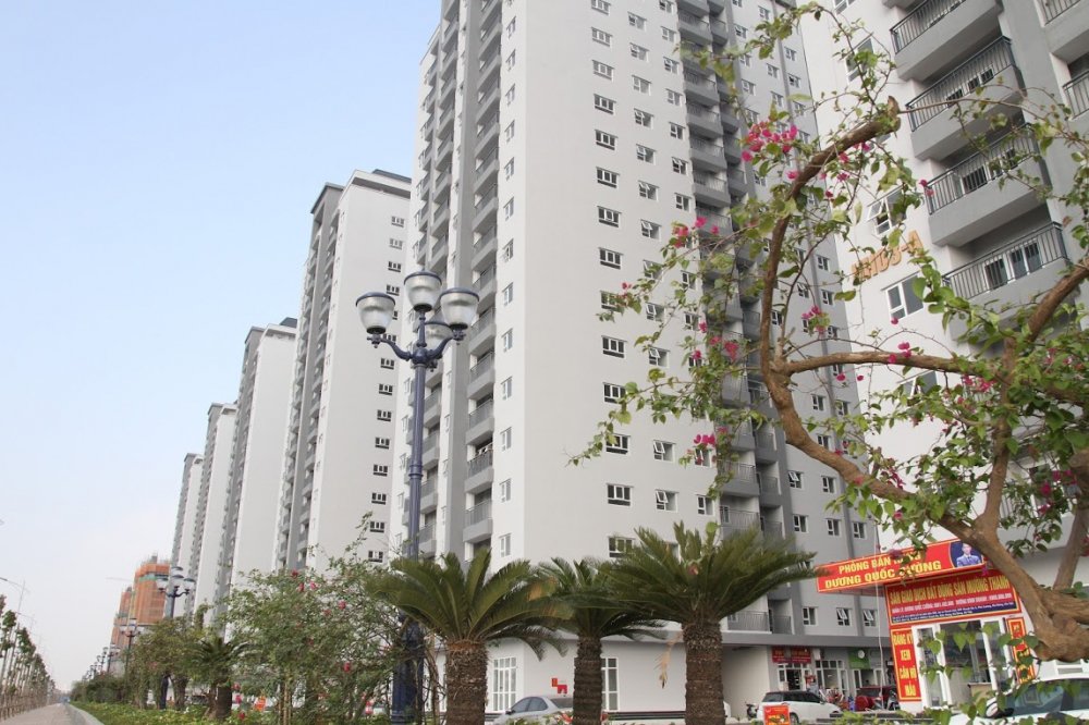 h&igrave;nh ảnh chụp cận cảnh những t&ograve;a nh&agrave; chung cư tại H&agrave; Nội đ&atilde; ho&agrave;n thiện v&agrave; đi v&agrave;o hoạt động