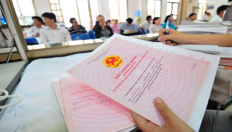 h&igrave;nh ảnh cận cảnh trang trong của sổ đỏ