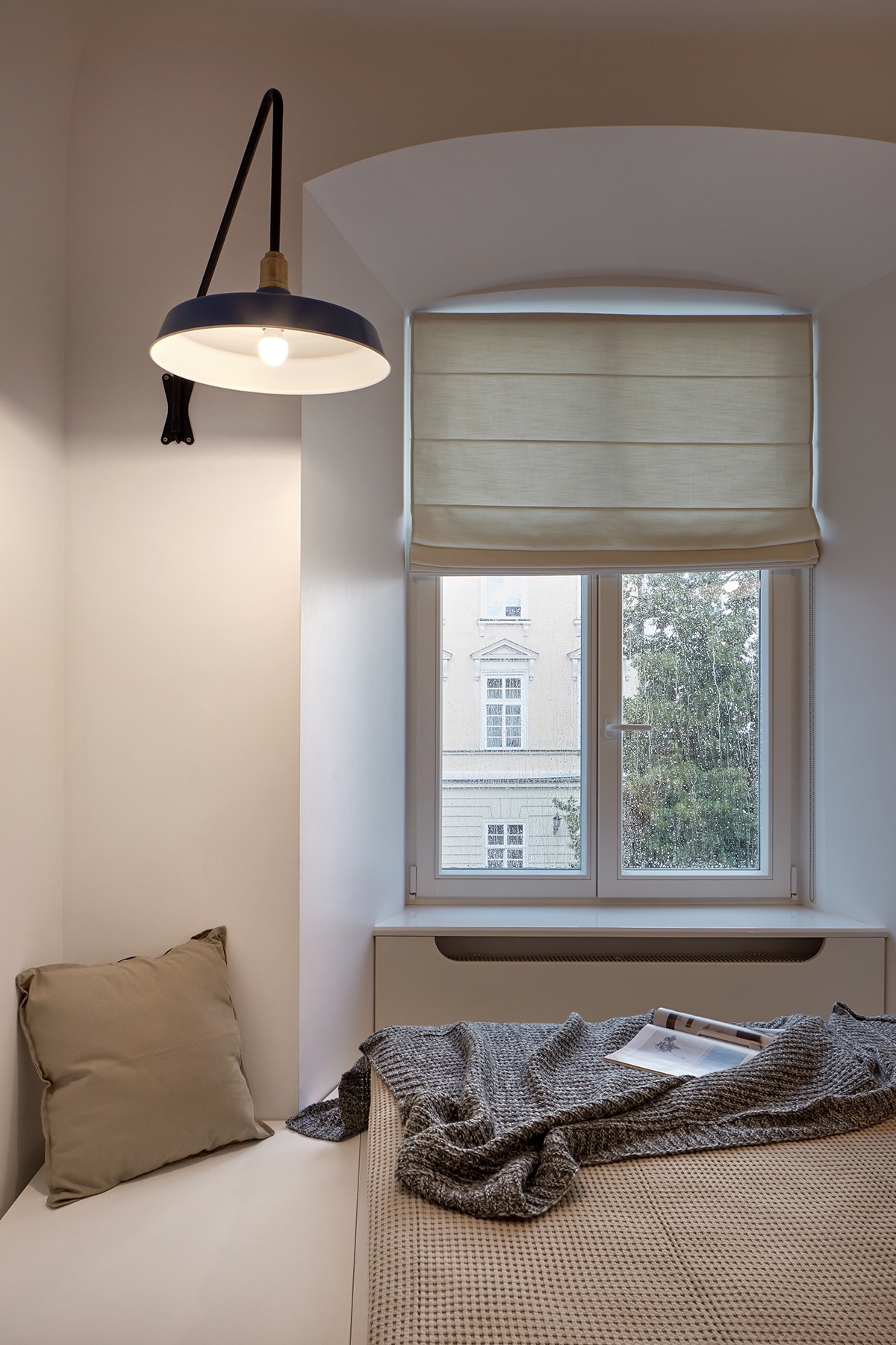 g&oacute;c ph&ograve;ng ngủ trong căn hộ studio 27m2