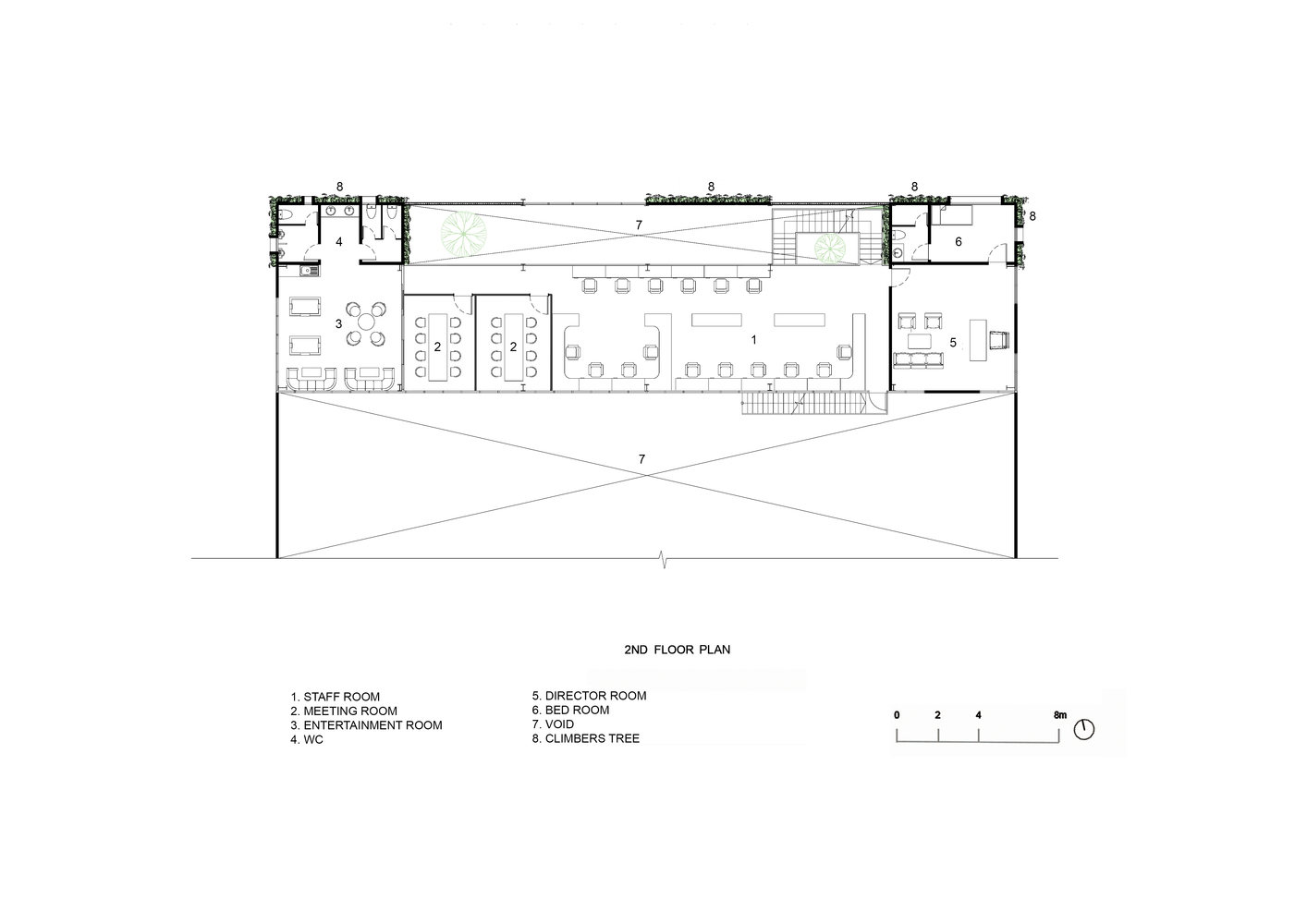Mặt bằng tầng 2 