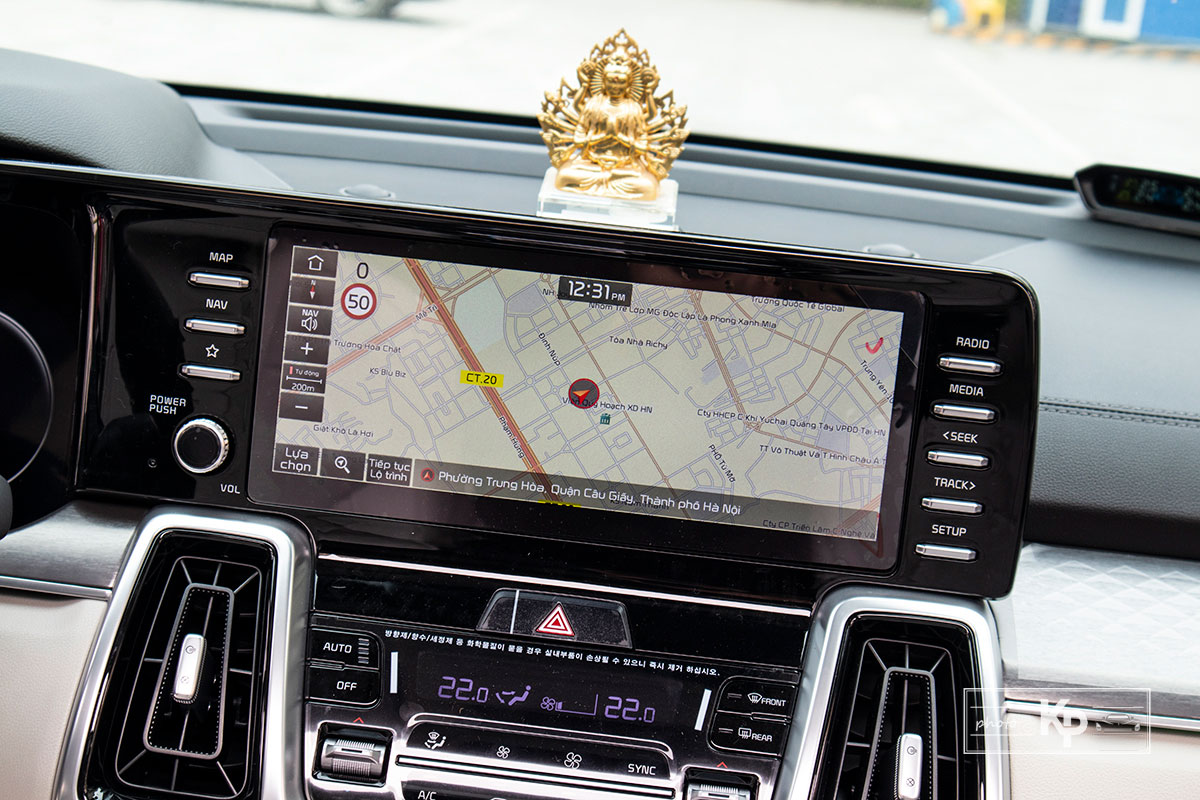 Ảnh M&agrave;n h&igrave;nh xe Kia Sorento 2021 
