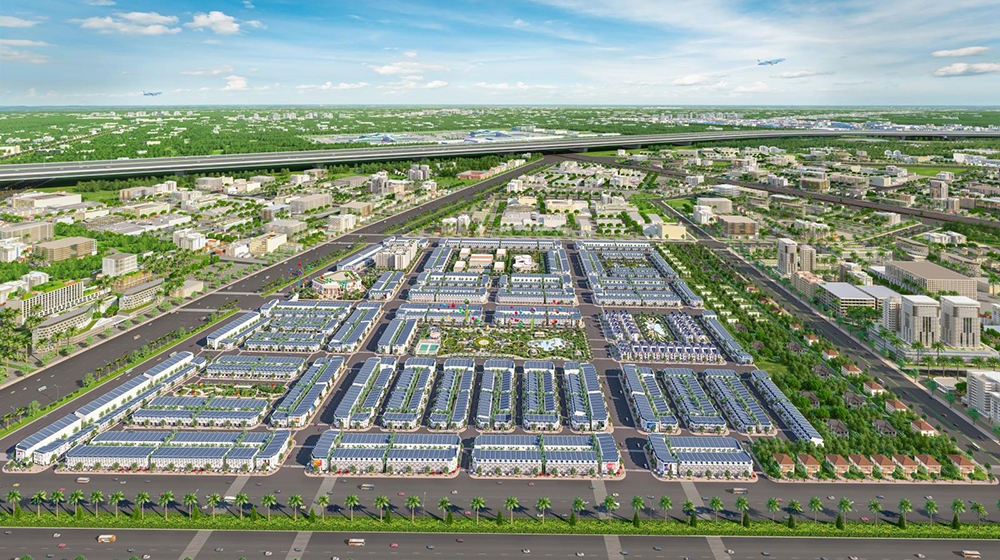 hình ảnh phối cảnh dự án quanh sân bay Long Thành
