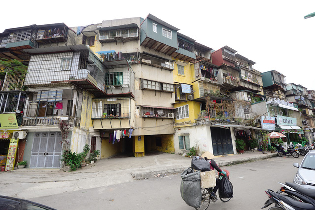 khu nhà tập thể