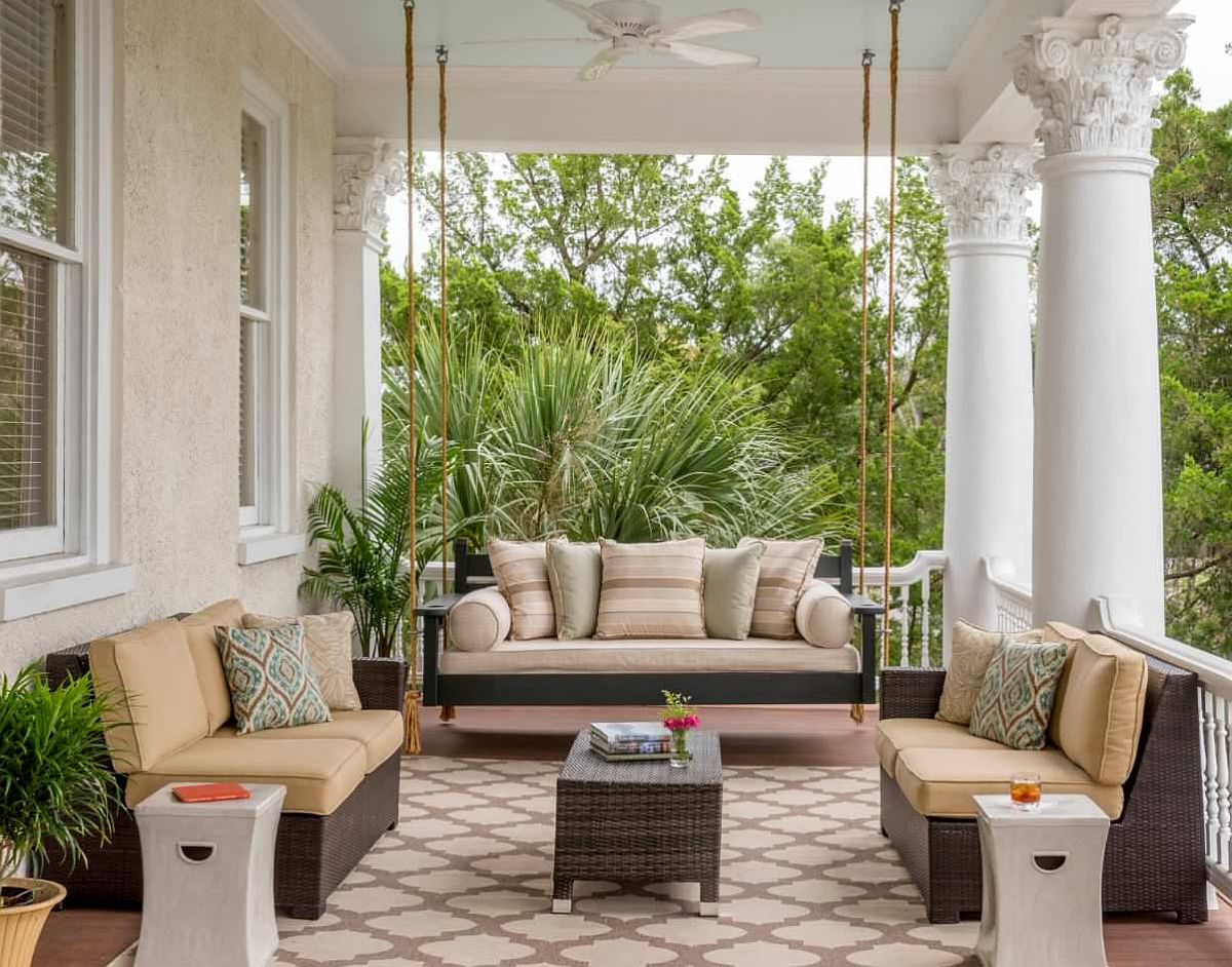 Hi&ecirc;n nh&agrave; được thiết kế v&agrave; b&agrave;i tr&iacute; như ph&ograve;ng kh&aacute;ch t&iacute;ch hợp g&oacute;c thư gi&atilde;n, đọc s&aacute;ch...
