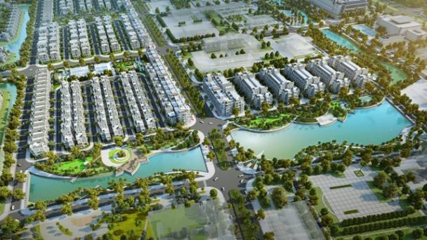 h&igrave;nh ảnh phối cảnh một dự &aacute;n du lịch sinh th&aacute;i, nghỉ dưỡng nh&igrave;n từ tr&ecirc;n cao