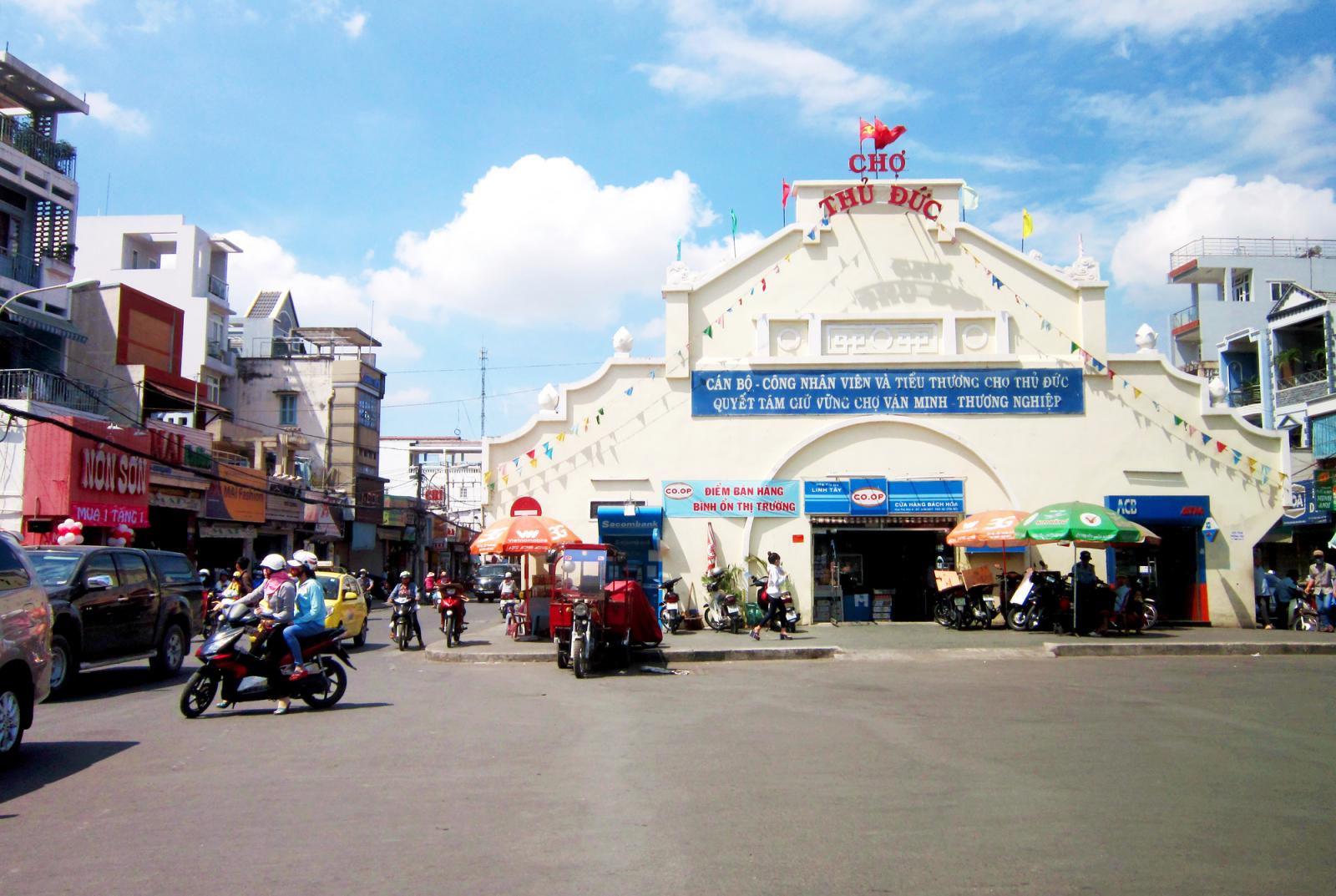 hình ảnh chợ Thủ Đức