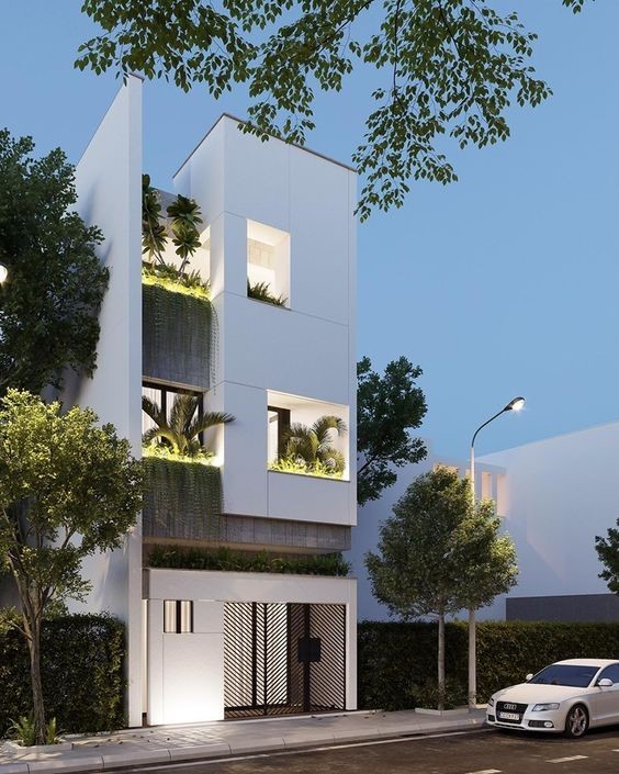 Mẫu nhà phố 3 tầng với thiết kế hiện đại, tối ưu hóa diện tích. Mẫu nhà phố 3 tầng với thiết kế hiện đại, tối ưu hóa diện tích.