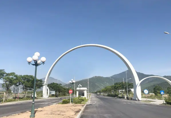 hình ảnh cổng vào khu CNC Đà Nẵng