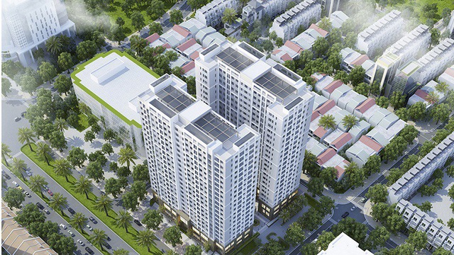 h&igrave;nh ảnh chung cư Ho&agrave;ng Mai