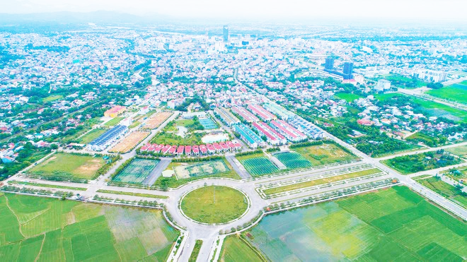 Khu c&ocirc;ng vi&ecirc;n phần mềm thuộc Khu B - Đ&ocirc; thị mới An V&acirc;n Dương, Thừa Thi&ecirc;n Huế.