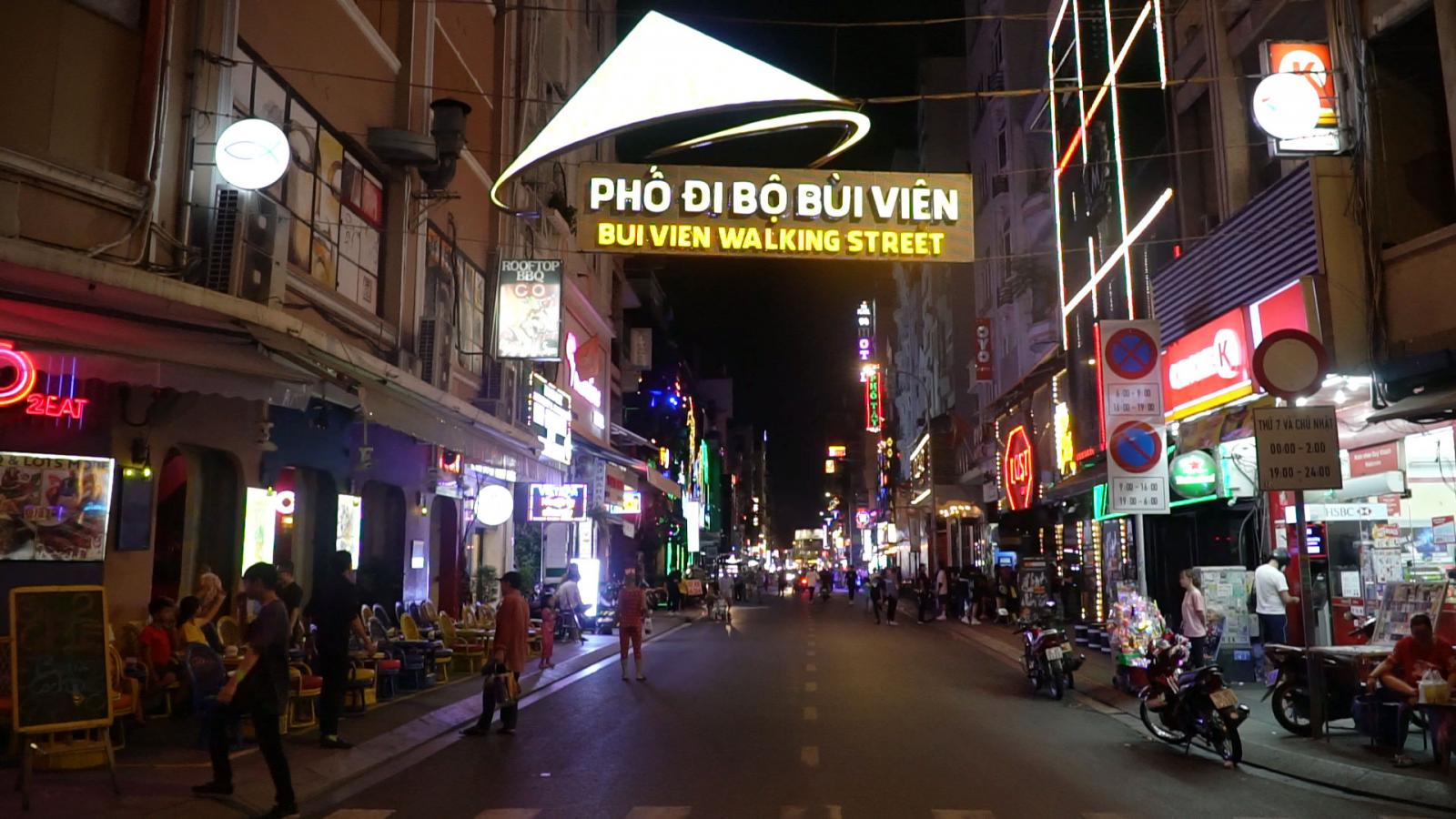 Phố đi bộ Bùi Viện Hồ Chí Minh