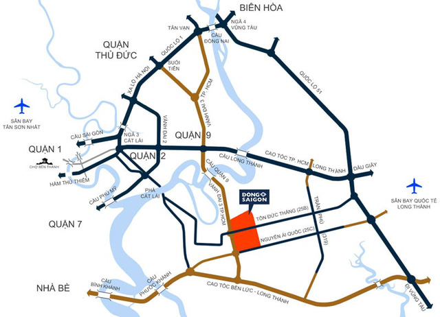 hình vẽ hạ tầng giao thông thành phố thủ đức
