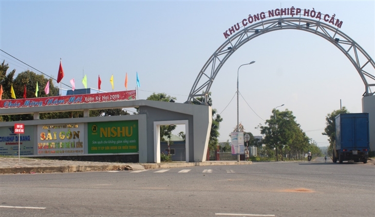 cổng v&agrave;o khu c&ocirc;ng nghiệp
