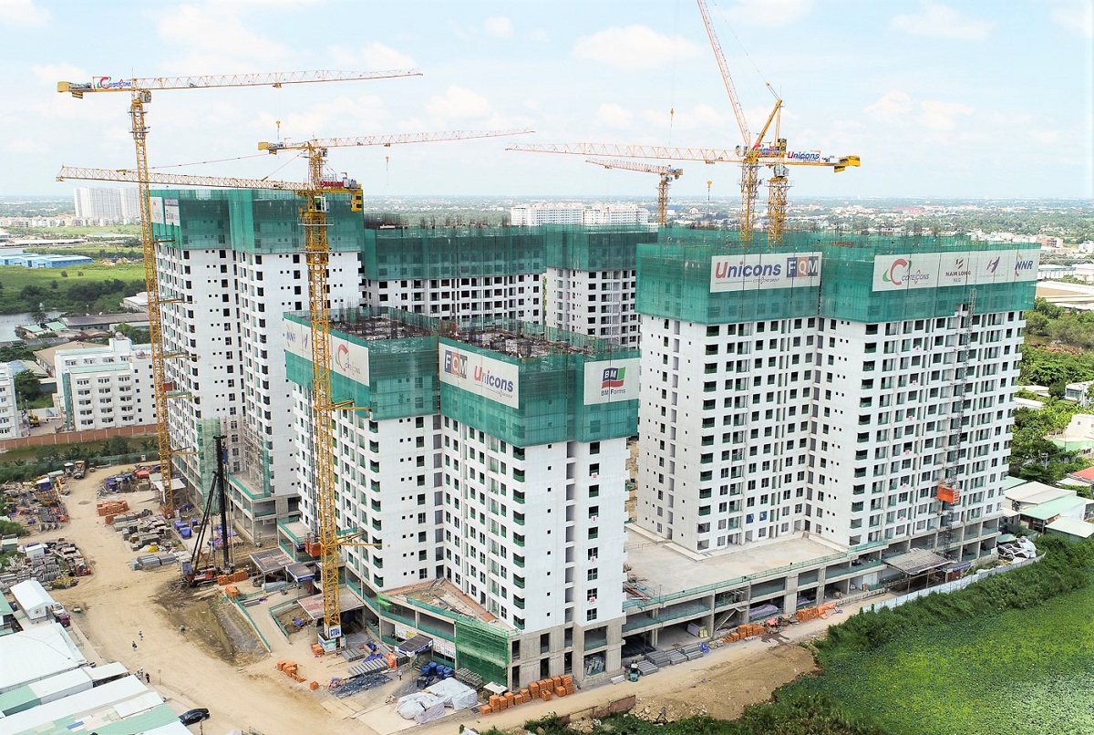 Dự &aacute;n bất động sản đang triển khai.