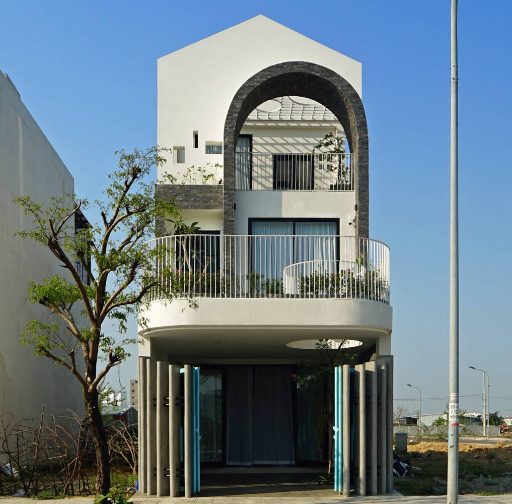 h&igrave;nh ảnh cận cảnh mặt tiền nh&agrave; đẹp ở H&ograve;a Xu&acirc;n, Đ&agrave; Nẵng