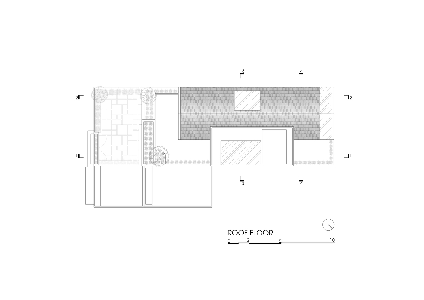 Mặt bằng mái Mặt bằng mái
