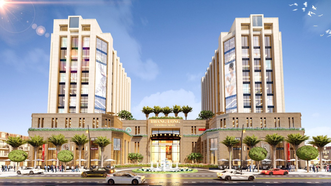 Phối cảnh Trung tâm thương mại phức hợp Thăng Long Central Mall