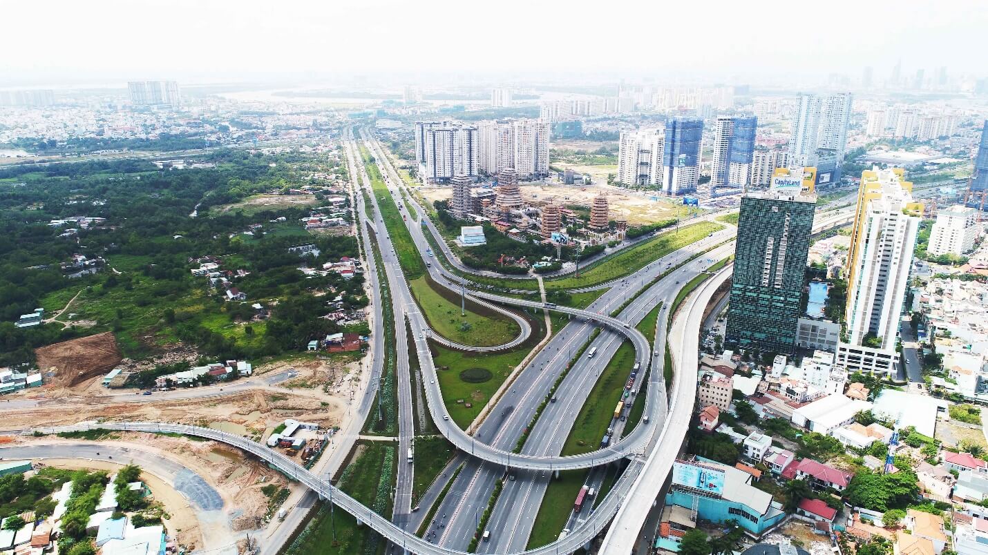 Giao thông đường bộ tại Phường Long Thạnh Mỹ
