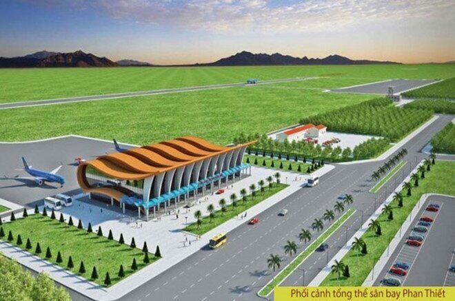 phối cảnh dự án sân bay