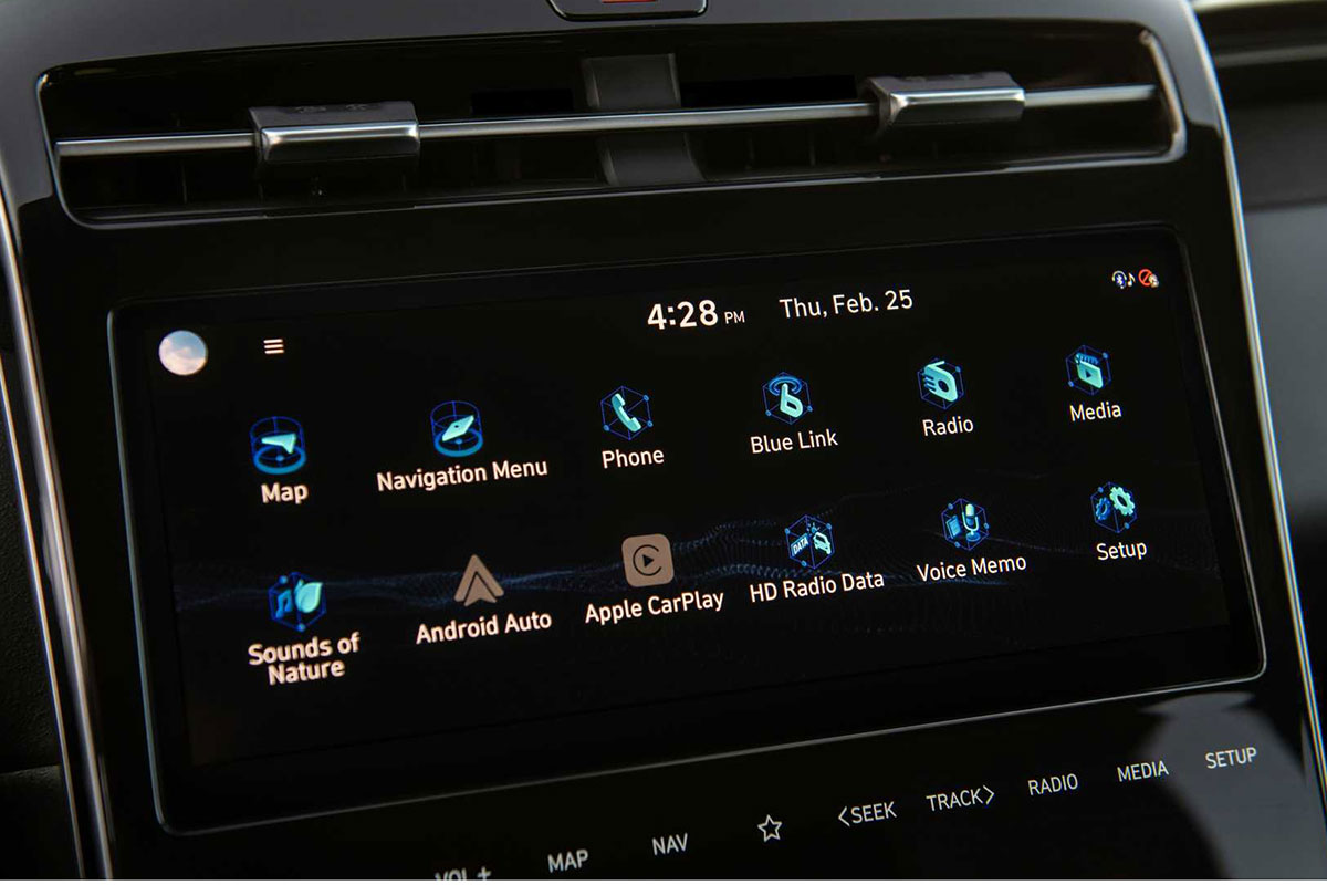 Ảnh Màn hình xe Hyundai Santa Cruz 2022