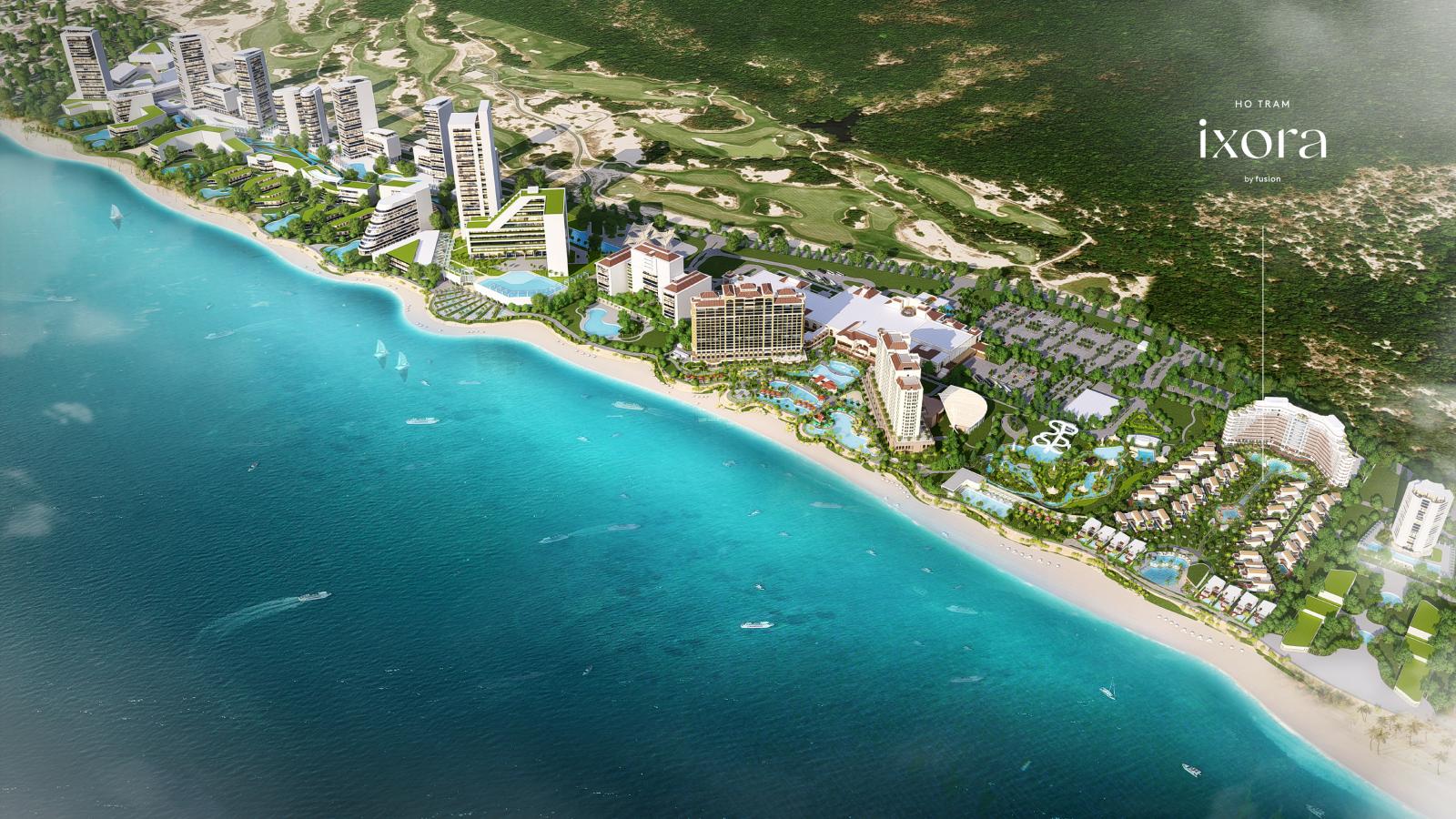 phối cảnh dự &aacute;n nghỉ dưỡng ven biển
