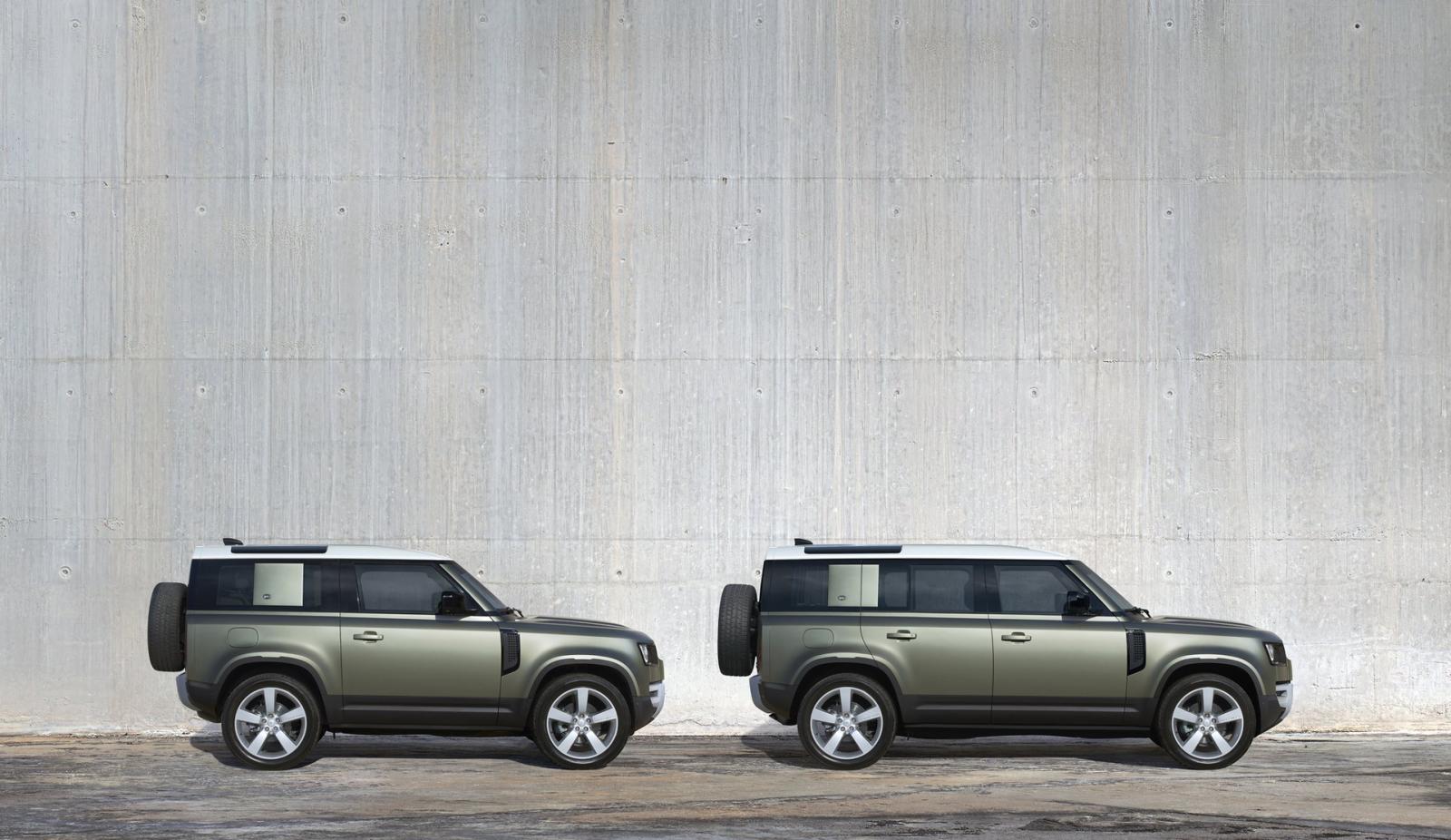 Land Rover Defender 2021 thiết kế đặc trưng, dễ nhận biết.