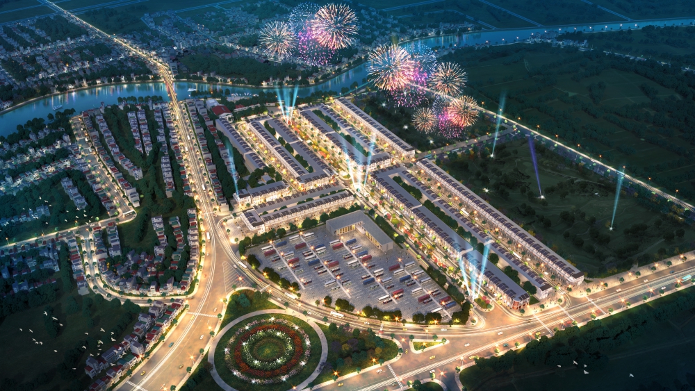 Phối cảnh dự &aacute;n v&agrave;o ban đ&ecirc;m
