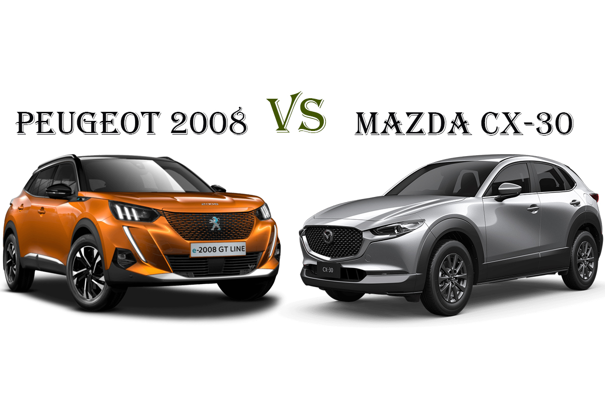 So s&aacute;nh xe Peugeot 2008 2021 v&agrave; Mazda CX-30 2021: a1