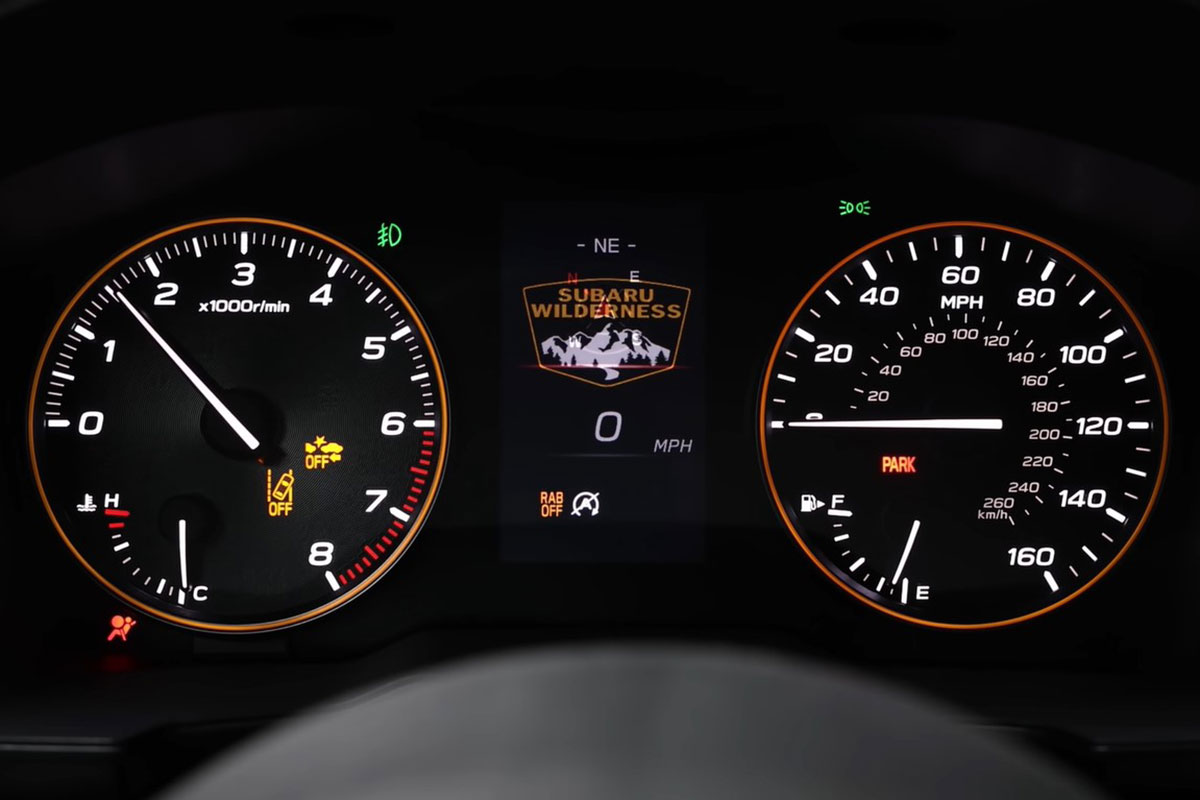 Ảnh Đồng hồ xe Subaru Outback 2022