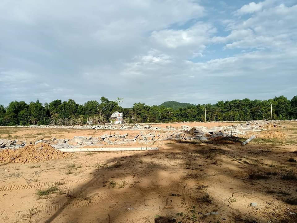 khu đất trống ph&iacute;a xa c&oacute; nhiều c&acirc;y xanh