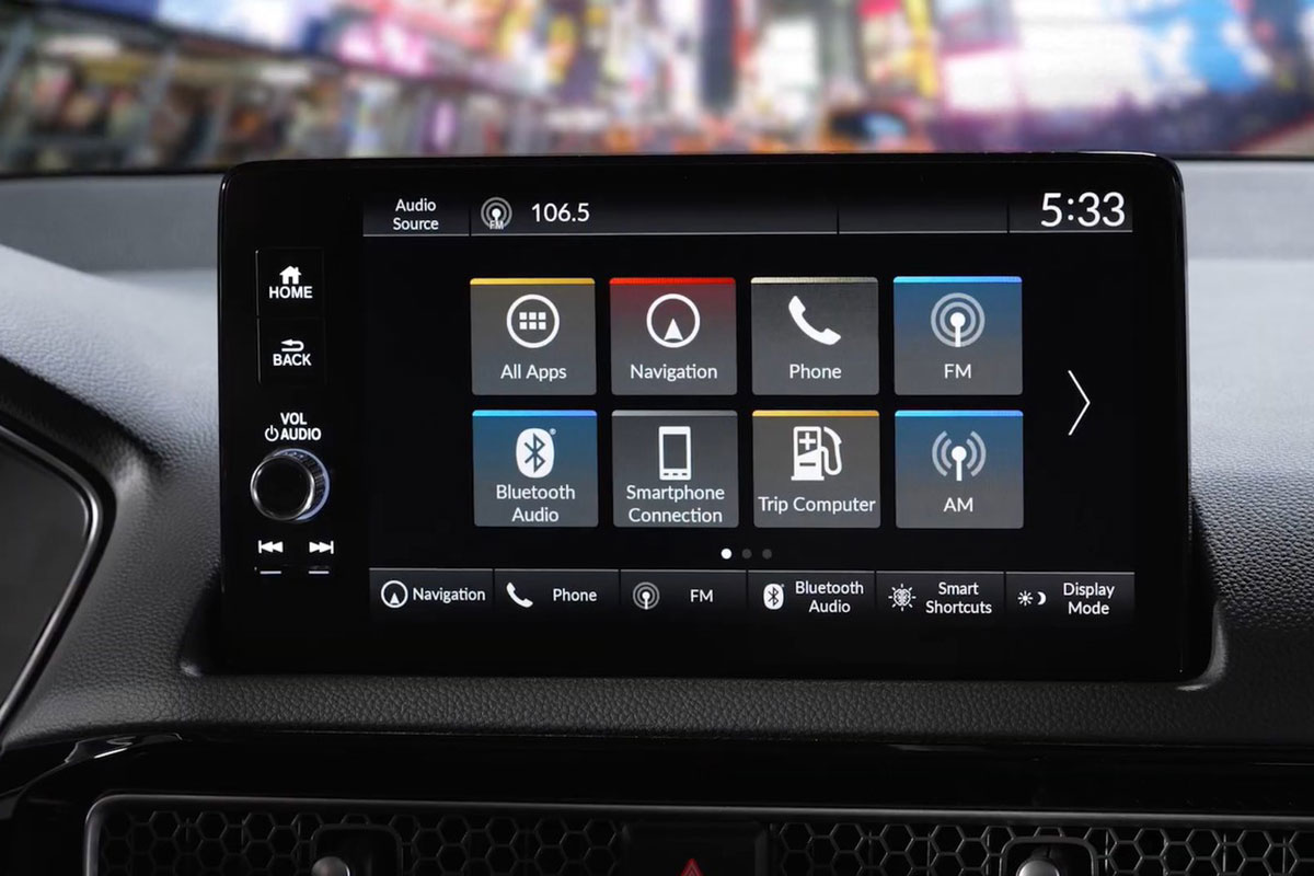 Ảnh Màn hình xe Honda Civic 2022