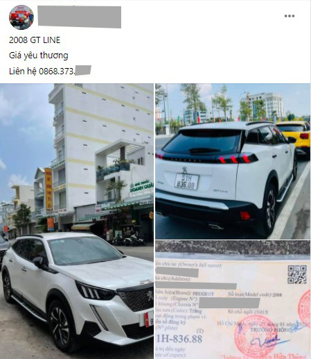 Peugeot 2008 GT-Line 2021 siêu lướt đầu tiên lên sàn xe cũ, biển số đẹp, số km đã đi khiến nhiều người quan tâm a3