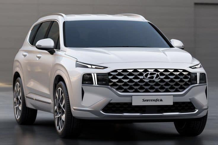 Đại l&yacute; trong nước bắt đầu nhận cọc Hyundai Santa Fe 2022.