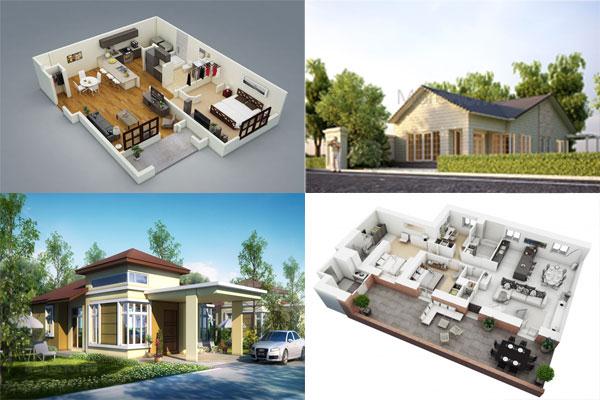 Các mẫu nhà đẹp 1 tầng ngày càng được các gia đình trẻ ưa chuộng.