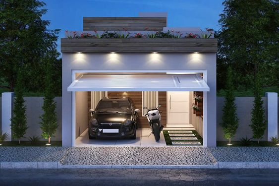 Mẫu nh&agrave; ống 1 tầng 3 ph&ograve;ng ngủ phong c&aacute;ch hiện đại