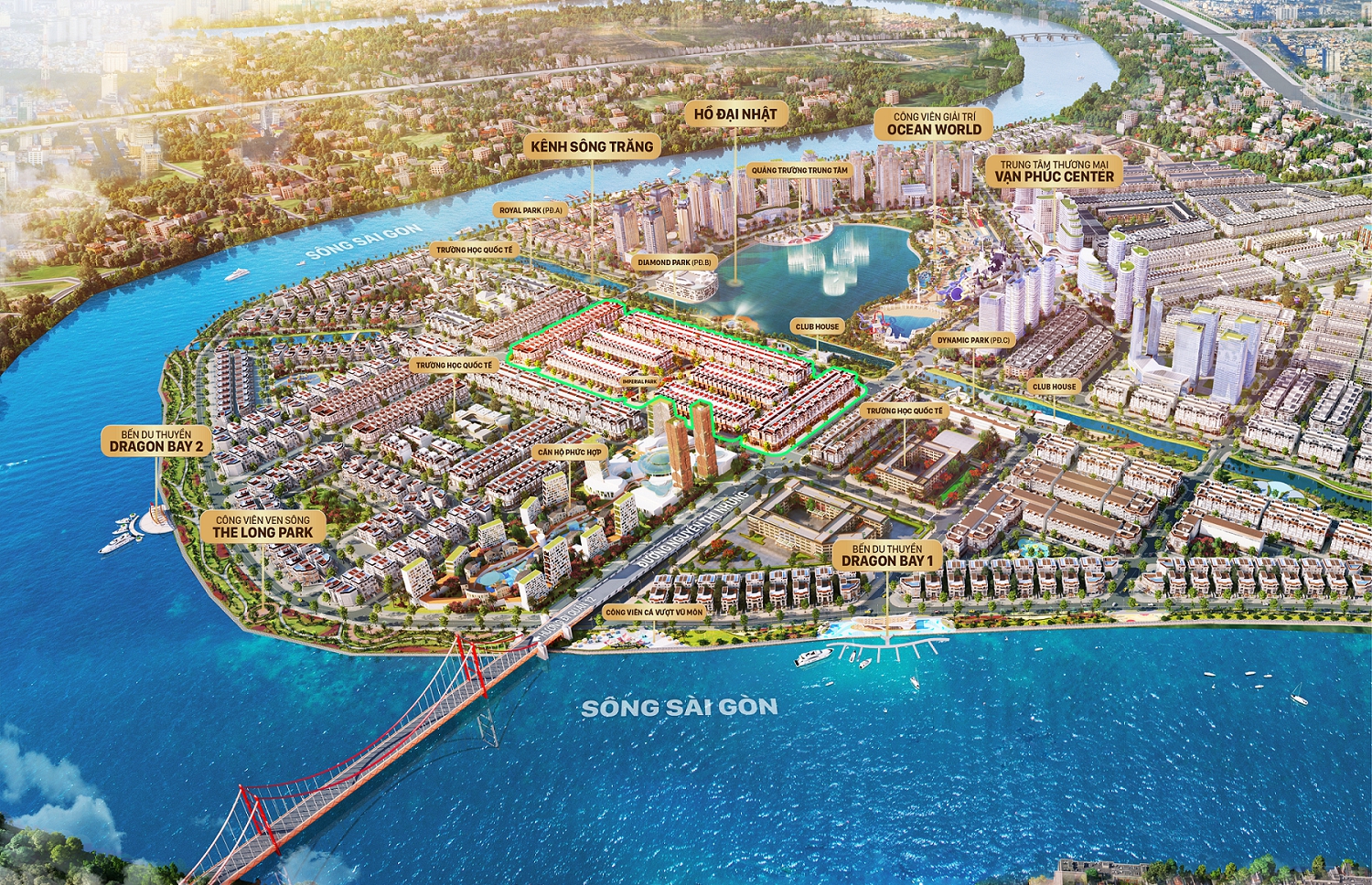 Phối cảnh dự &aacute;n Sunlake Villas 