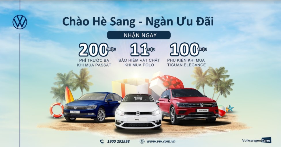 Volkswagen tung ưu đ&atilde;i hấp dẫn cho Tiguan Elegance, Passat v&agrave; Polo.