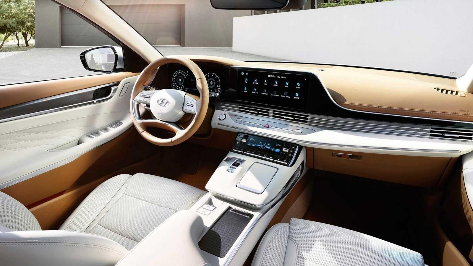 Hyundai Grandeur 2021 facelift mới sở hữu nhiều tùy chọn thú vị.