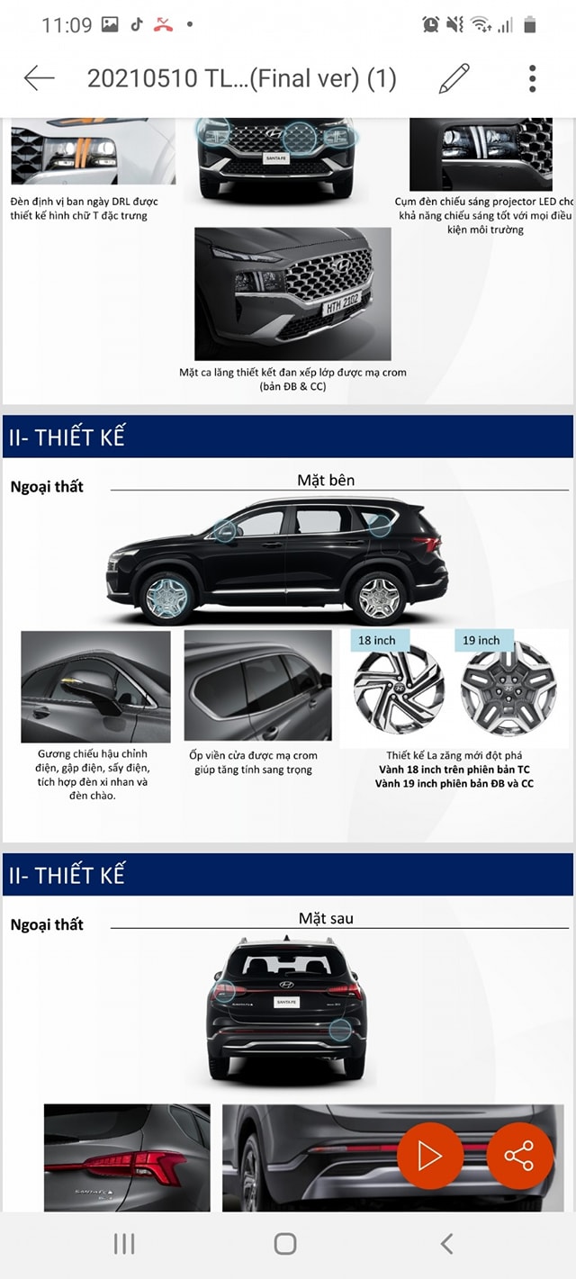 Lộ full th&ocirc;ng số Hyundai Santa Fe 2021 trước ng&agrave;y ra mắt, đầy ắp c&ocirc;ng nghệ như Sorento a8