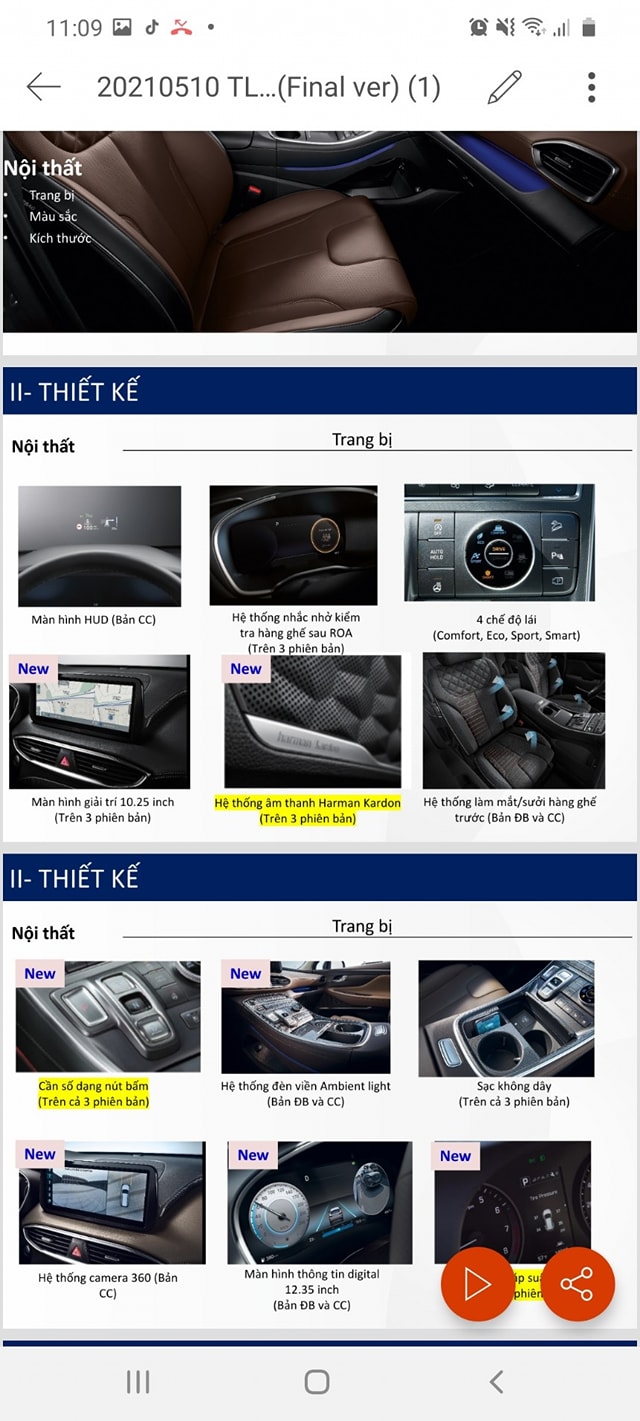 Lộ full th&ocirc;ng số Hyundai Santa Fe 2021 trước ng&agrave;y ra mắt, đầy ắp c&ocirc;ng nghệ như Sorento a10