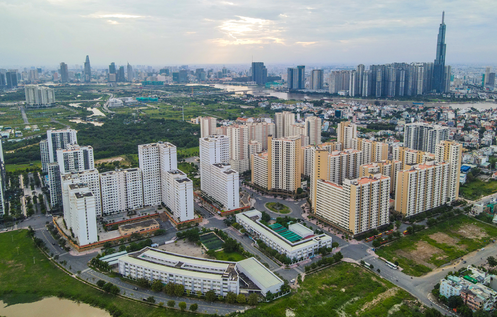 Khu tái định cư Bình Khánh với hàng nghìn căn hộ bỏ trống nhiều năm nay