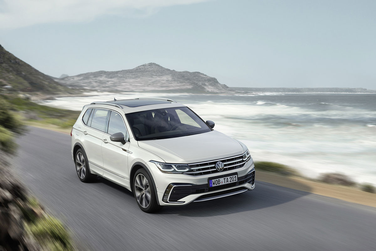 Ảnh đầu xe Volkswagen Tiguan 2022 q1
