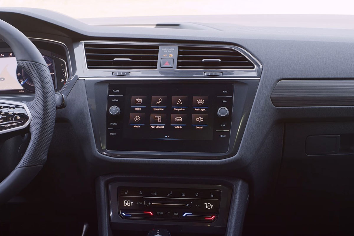 Ảnh Màn hình xe Volkswagen Tiguan 2022