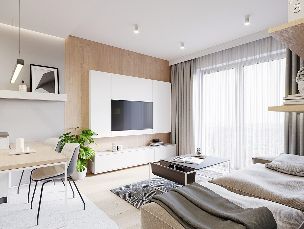 B&agrave;n c&agrave; ph&ecirc; hiện đại t&iacute;ch hợp chức năng lưu trữ gọn g&agrave;ng hơn cho c&aacute;c thiết bị cầm tay, sạc điện thoại, tai nghe hoặc s&aacute;ch b&aacute;o, tạp ch&iacute;.