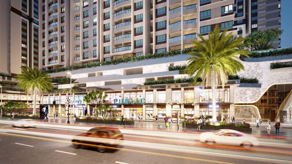 to&agrave; nh&agrave; nằm gần đường lớn