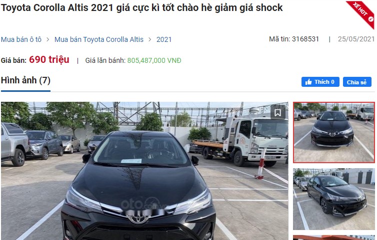 Toyota Corolla Altis giảm sốc hơn 70 triệu đồng, một số đại lý mạnh tay chơi lớn 1
