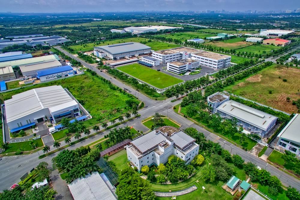 H&igrave;nh ảnh một khu c&ocirc;ng nghiệp ph&iacute;a Bắc