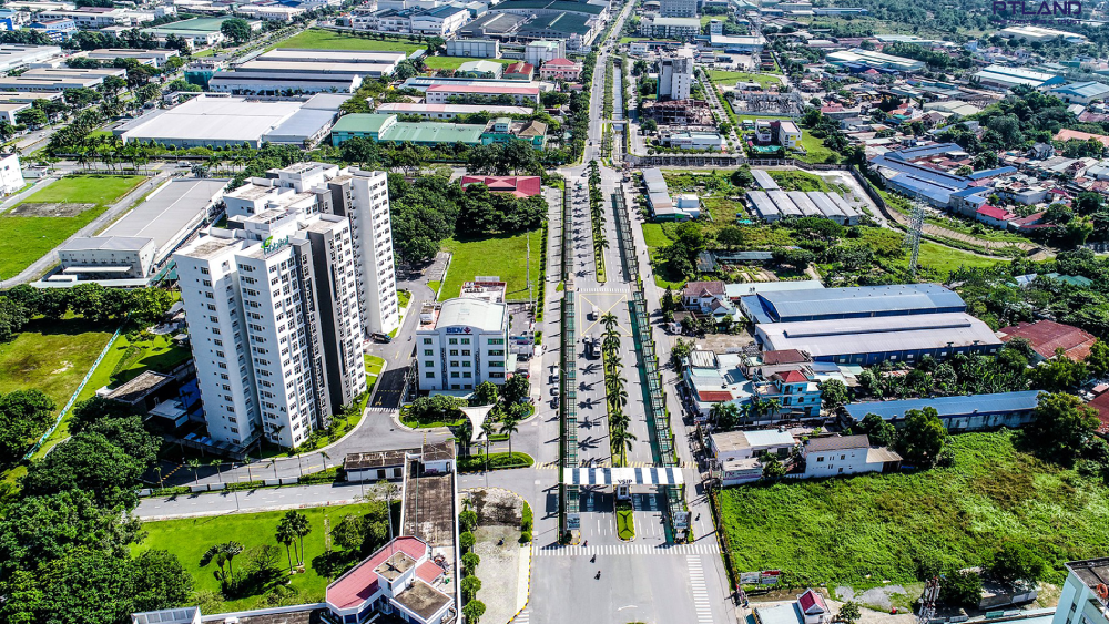 h&igrave;nh ảnh một g&oacute;c TP. Dĩ An, tỉnh B&igrave;nh Dương