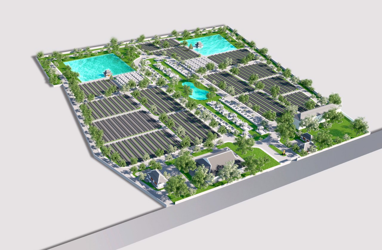 phối cảnh dự &aacute;n nghĩa trang