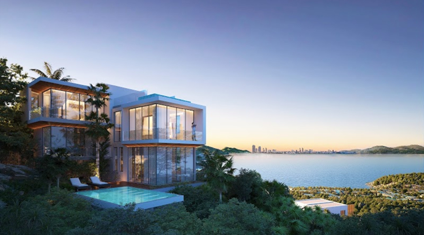 khu nghỉ dưỡng nằm ngay cạnh biển